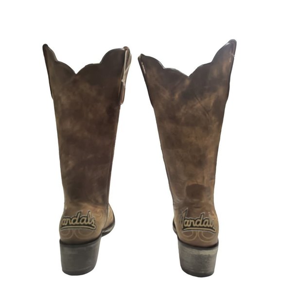 Idaho Vandals Gameday Embroidered Women's Western Cowgirl Boots Size 7.5B New - Picture 3 of 11